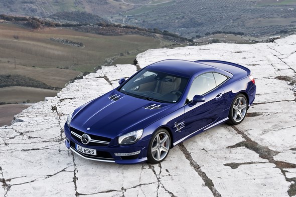 SL 65 AMG, Designo mystikblau, Interieuer Designo sand (R 231) 2012