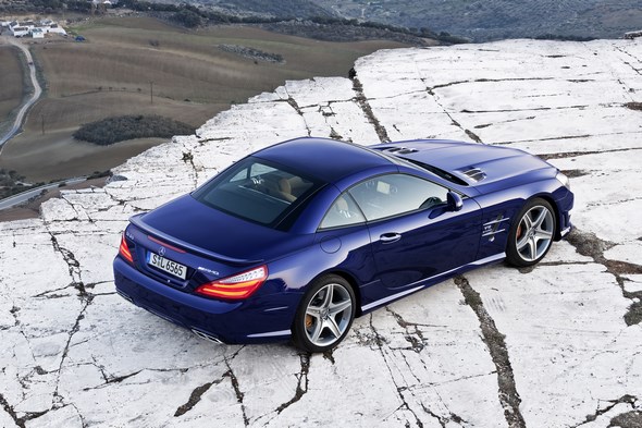 SL 65 AMG, Designo mystikblau, Interieuer Designo sand (R 231) 2012