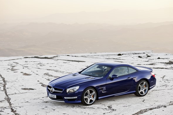 SL 65 AMG, Designo mystikblau, Interieuer Designo sand (R 231) 2012