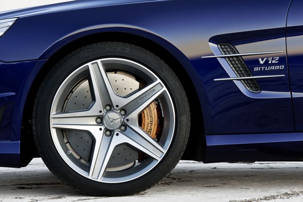 SL 65 AMG, Designo mystikblau, Interieuer Designo sand (R 231) 2012