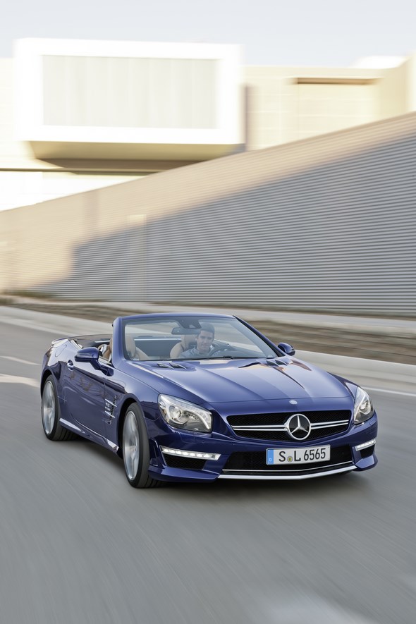 SL 65 AMG, Designo mystikblau, Interieuer Designo sand (R 231) 2012