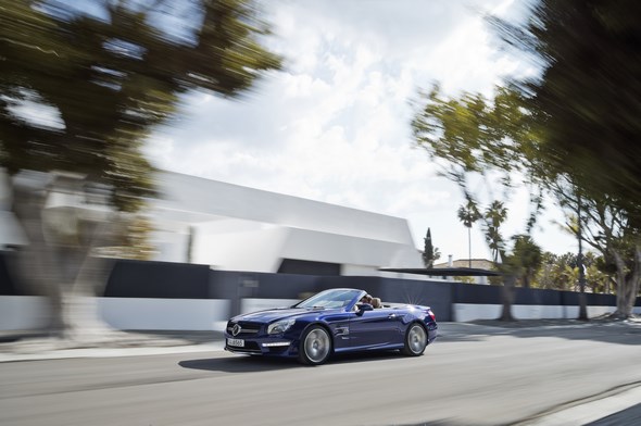 SL 65 AMG, Designo mystikblau, Interieuer Designo sand (R 231) 2012