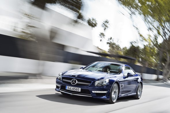 SL 65 AMG, Designo mystikblau, Interieuer Designo sand (R 231) 2012