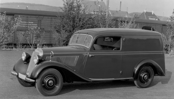 Mercedes-Benz Typ 170 V, 38PS, Lieferwagen, Bauzeit: 1936 - 1942.
