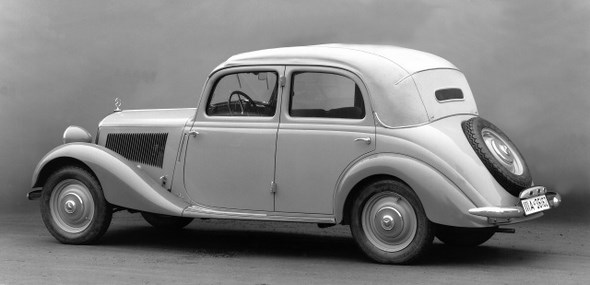 Mercedes-Benz Typ 170 V, 38PS, Cabrio-Limousine, Bauzeit: 1936 - 1942.