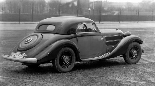 Mercedes-Benz Typ 320n, 78 PS, Kombinations-Coupe, Bauzeit: 1937 bis 1938.