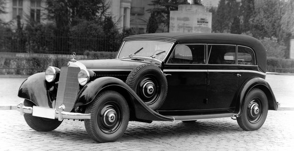 Mercedes-Benz Typ 320, 78 PS, Pullman-Cabriolet F, Bauzeit: 1937 bis 1942.