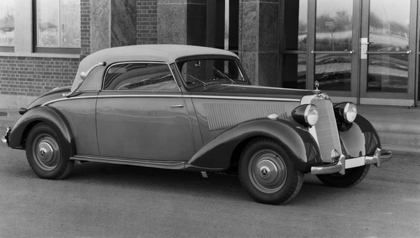 Mercedes-Benz Typ 230, 55 PS, Cabriolet A, Bauzeit: 1938 bis 1940.