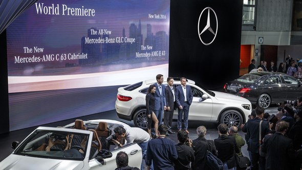 Mercedes-Benz auf der New York International Auto Show 2016 Mercedes-Benz at the 2016 New York International Auto Show