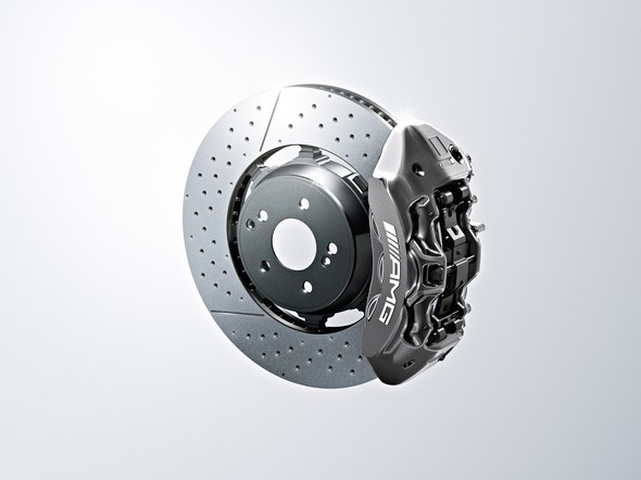 Hochleistungs-Verbundbremsanlage high-performance composite brake system