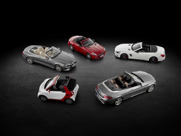 Cabriolets von Mercedes-Benz Cars